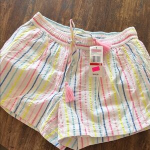Vineyard Vines Pastel Striped Shorts. NWT. Elastic w pockets. Multicolor.